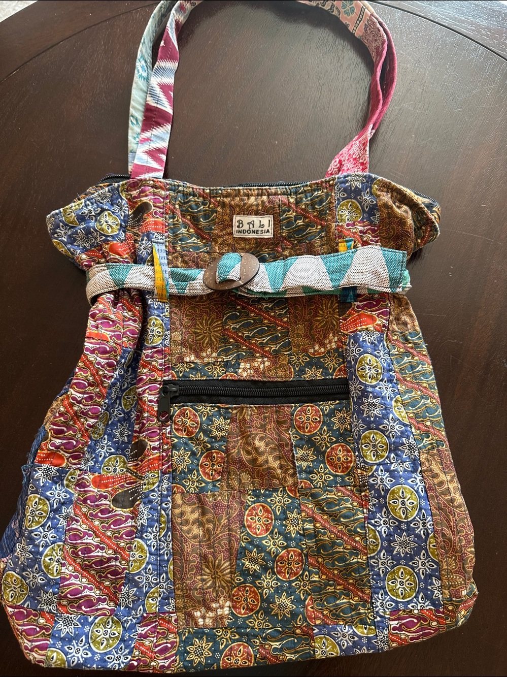 Patchwork tote bag. - Picture 2 of 8